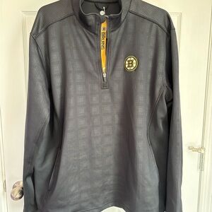 Boston Bruins Black Quarter-Zip